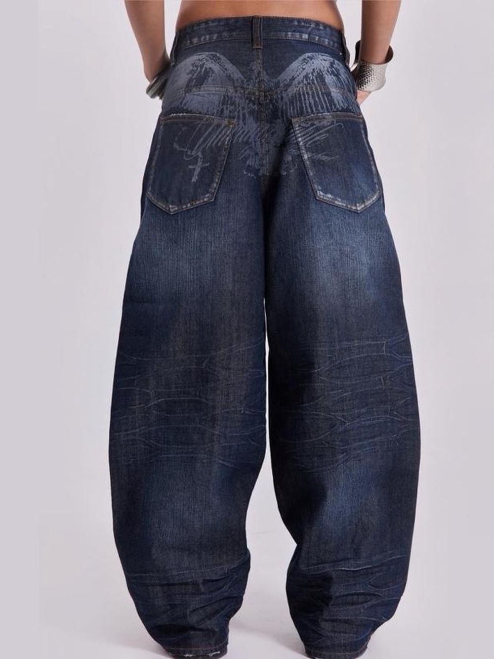 Jaded London Blue Falcon Colossus Jeans